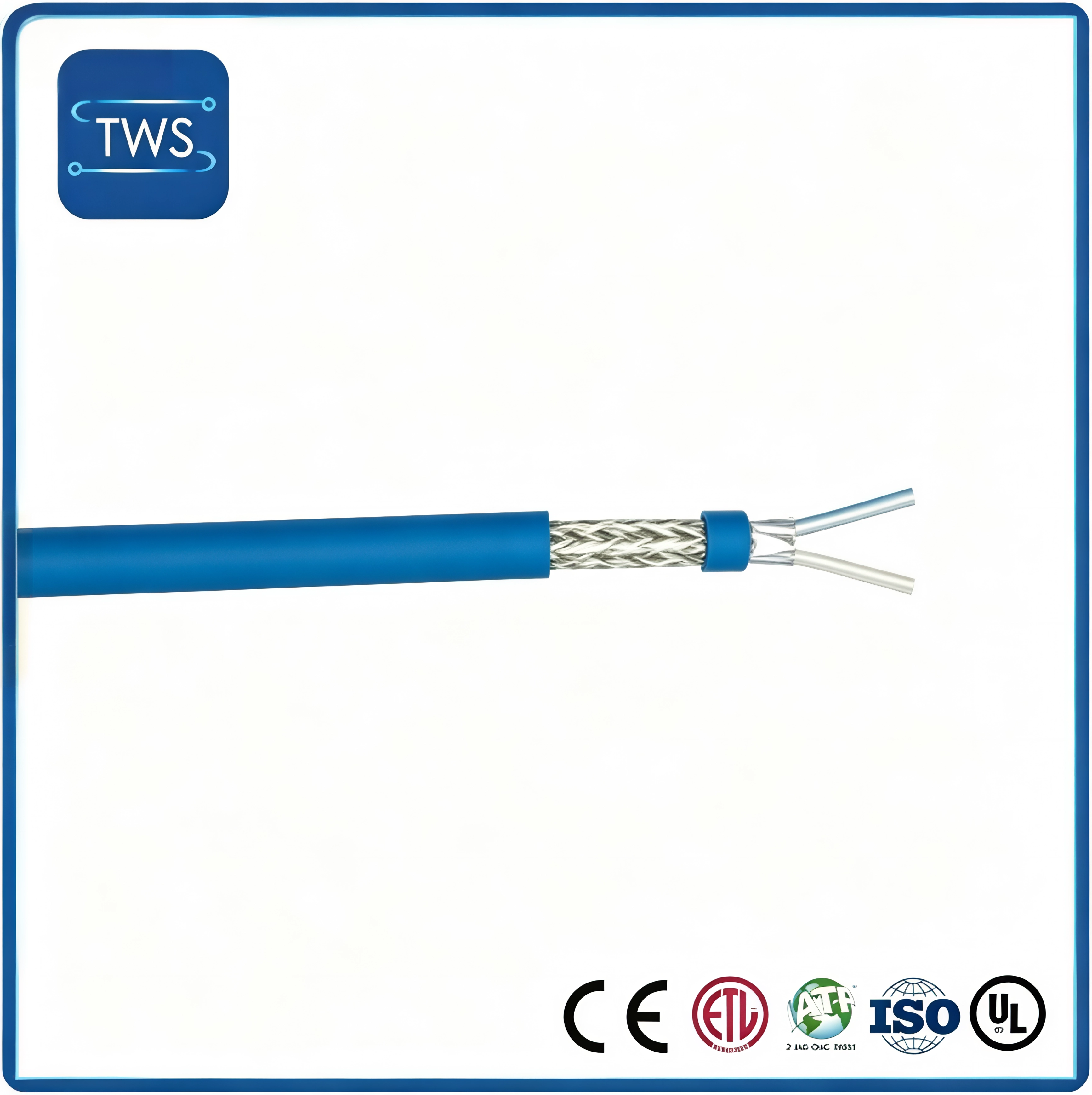 Industrial Shielded Single Pair Ethernet Spe Cable 18AWG Podl