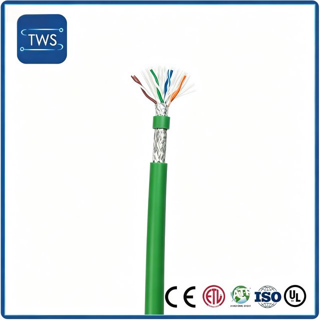 Cat5e Sf/UTP High Flex Drag Chain Ethernet Cable 24AWG PUR