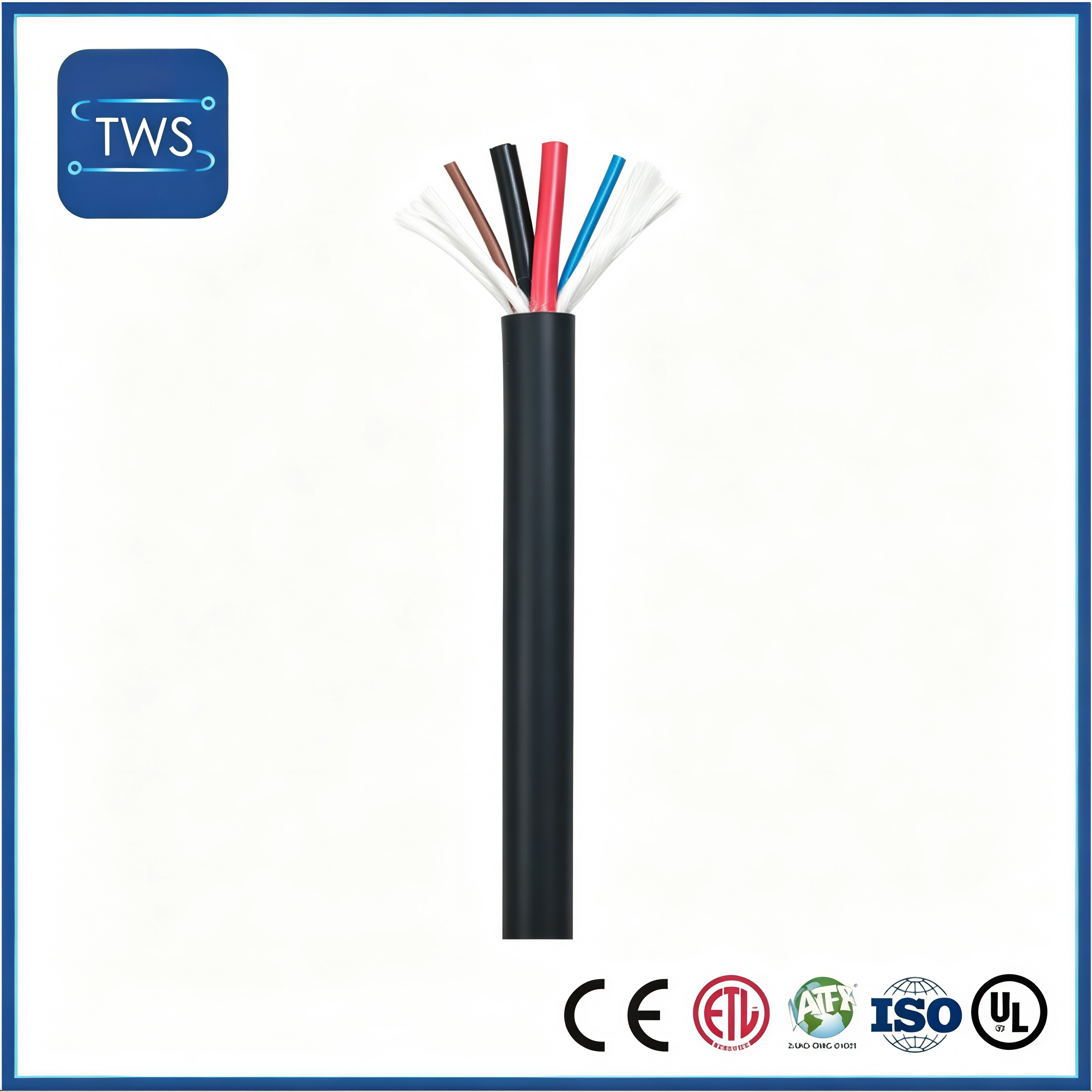 UL2464 Hook up Wire 300V PVC Insulated Multi Core Cable