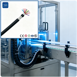 UL2464 Shielded Computer Cable 300V PVC Jacket Double Shielded