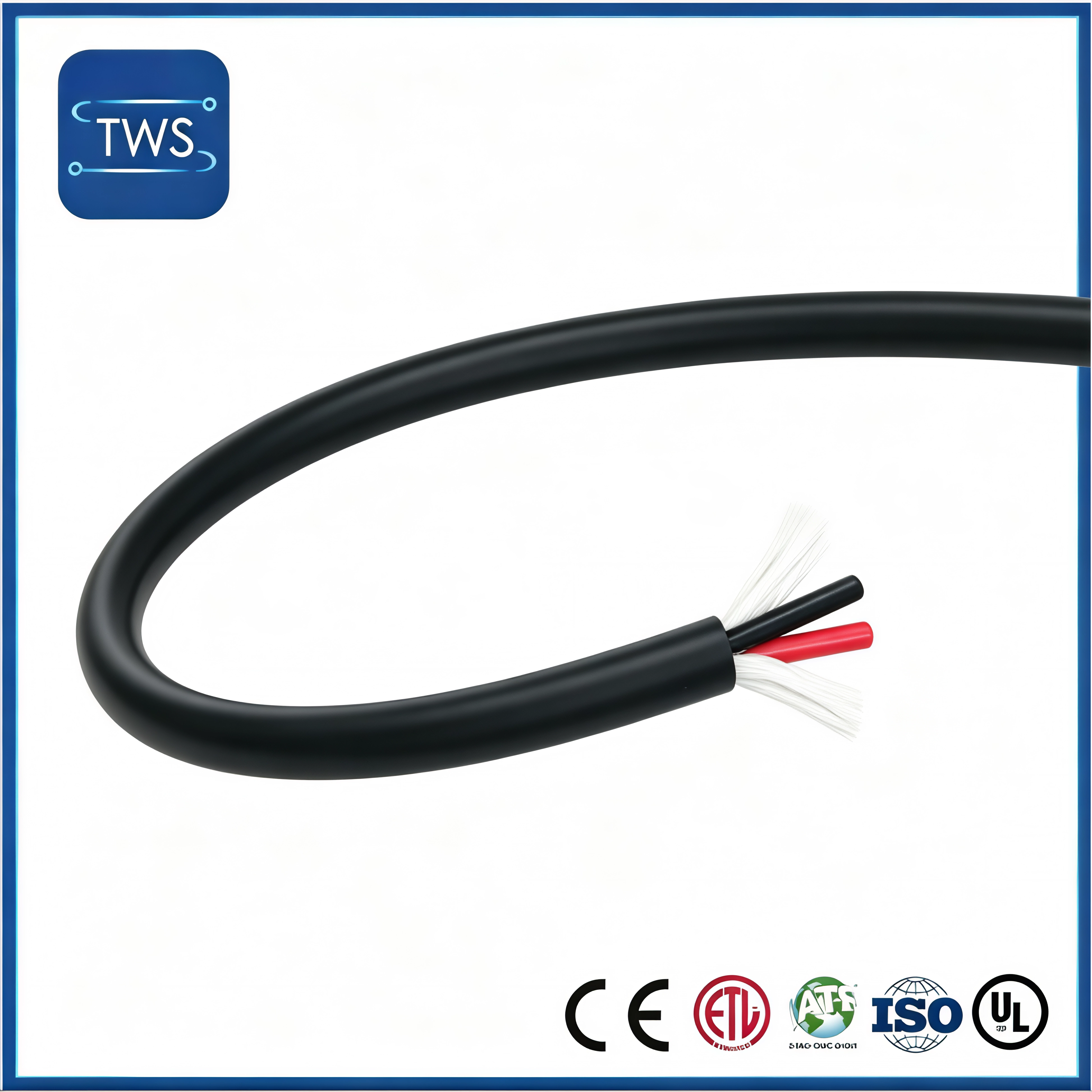 Industrial Profibus PA Cable 18AWG Orange PVC Jacket