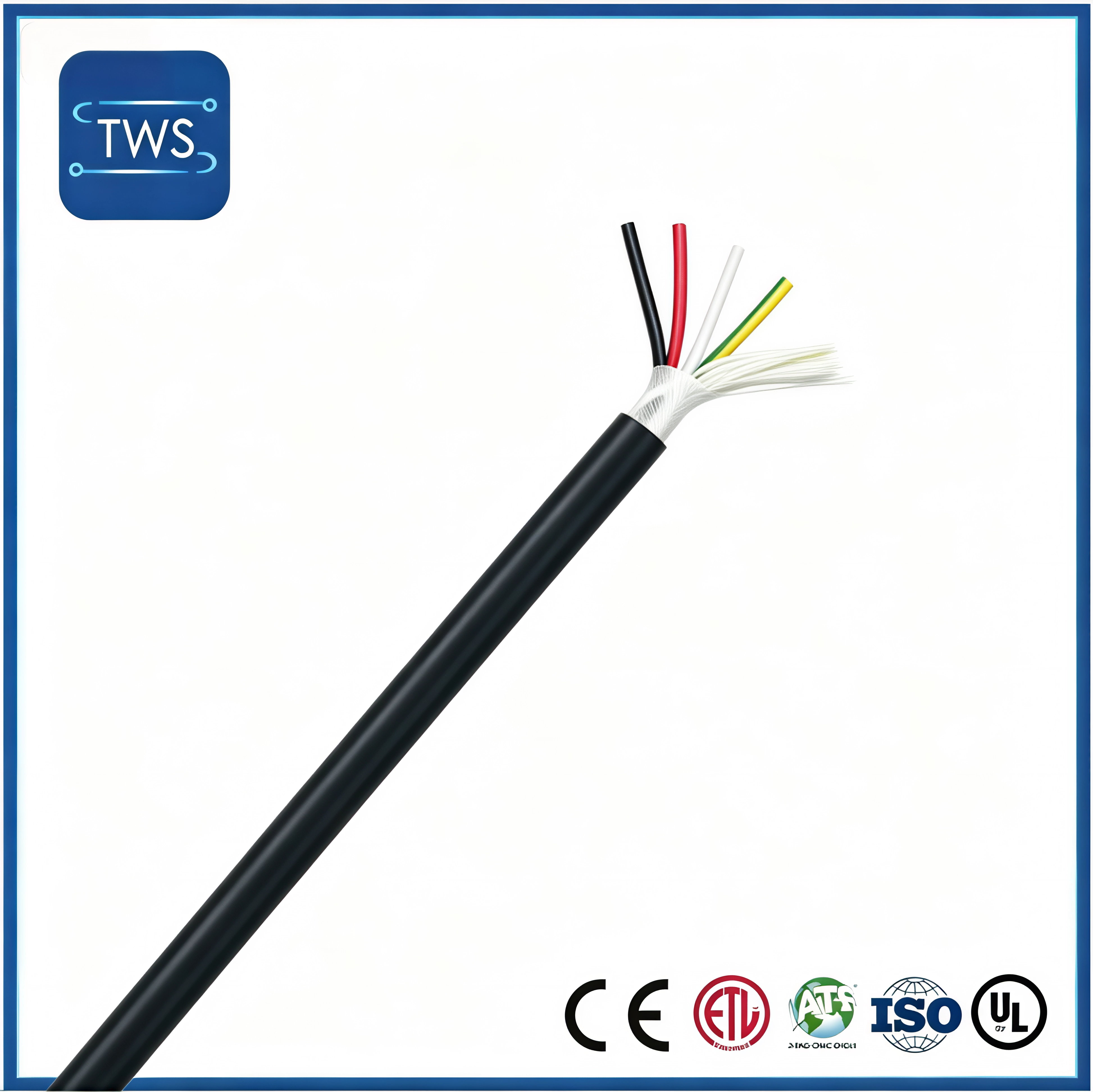 UL Listed Control Cable 300V PVC Jacket Flame Retardant VW-1