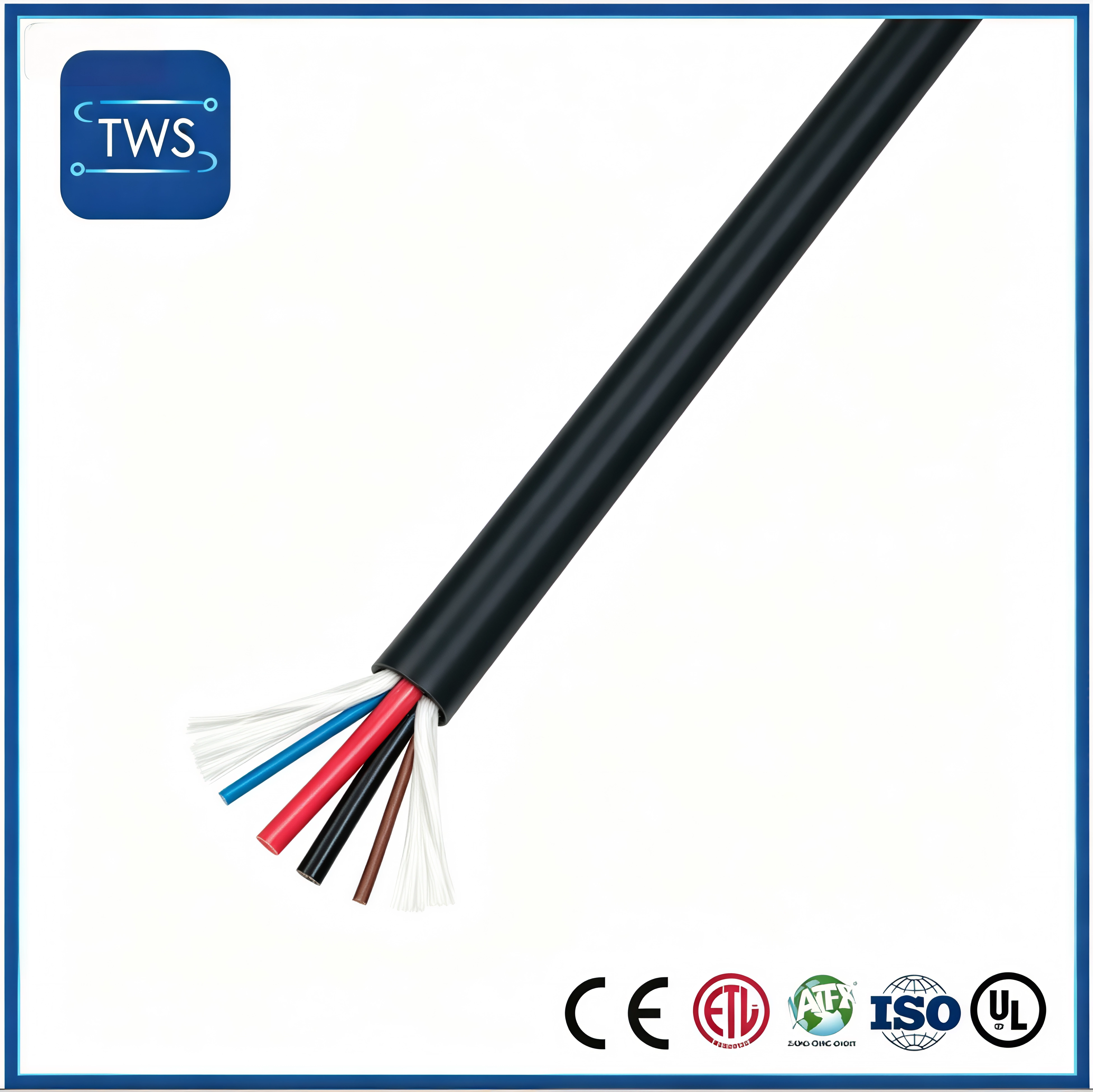 UL2464 Hook up Wire 300V PVC Insulated Multi Core Cable